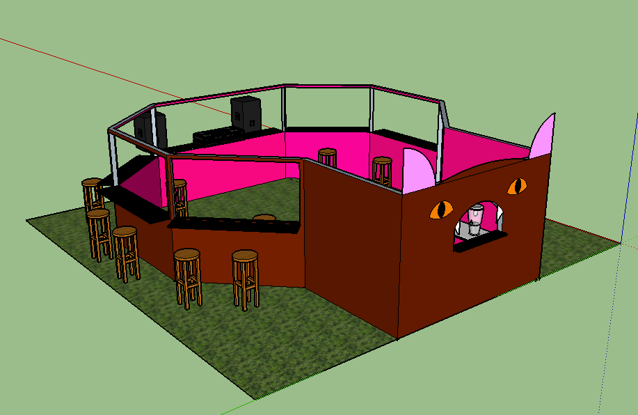 Structural and electrical build, Cat Loaf Cafe